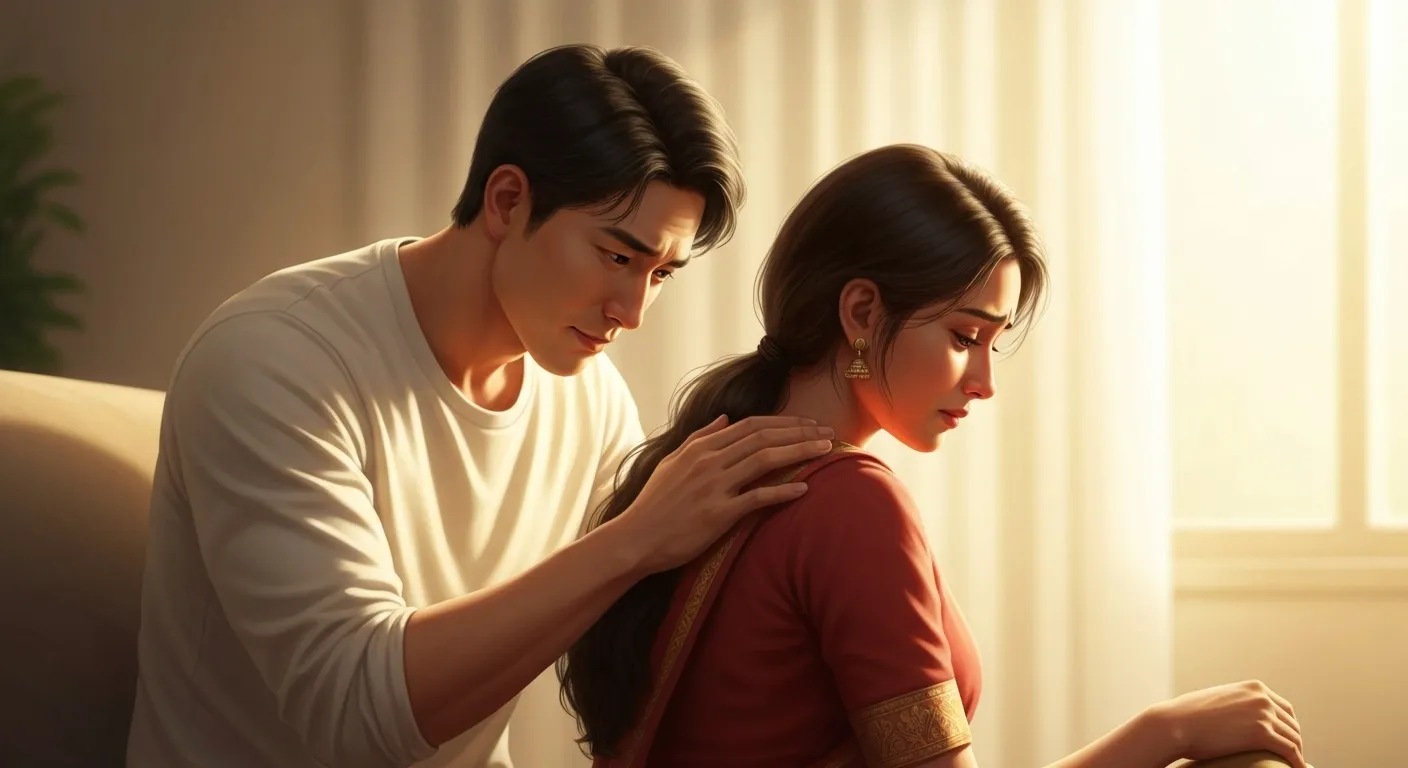 couple sharing emotional connection