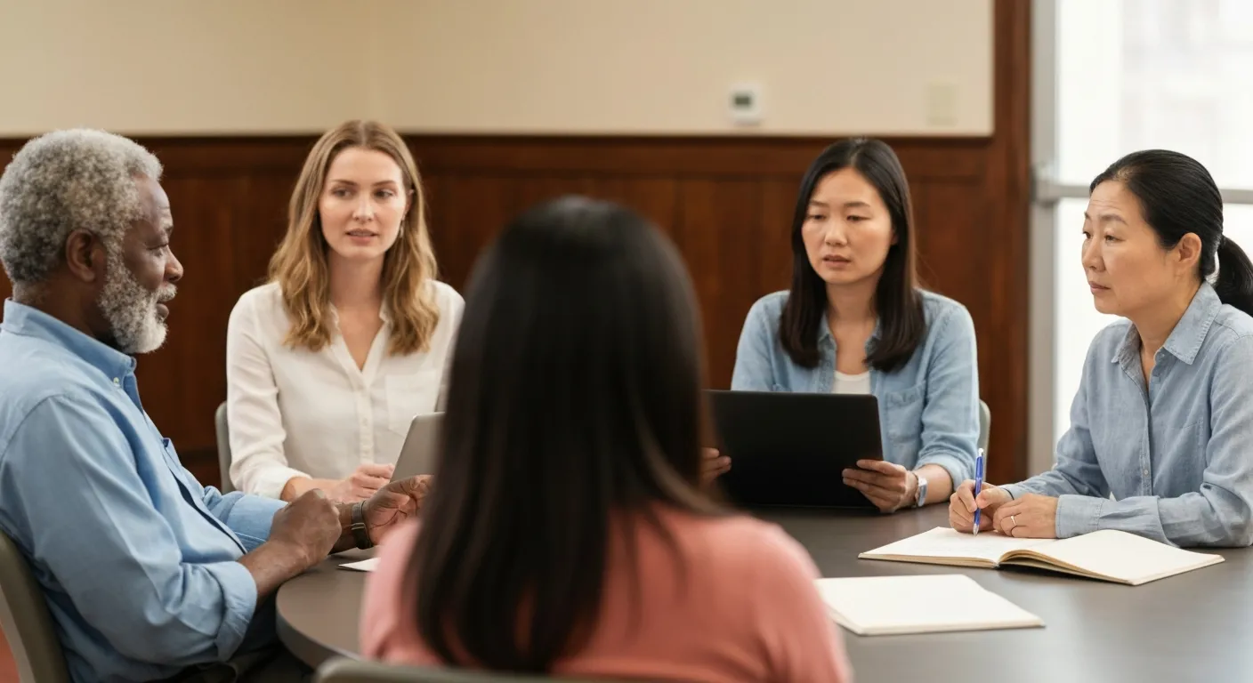 Houston PTSD support group meeting