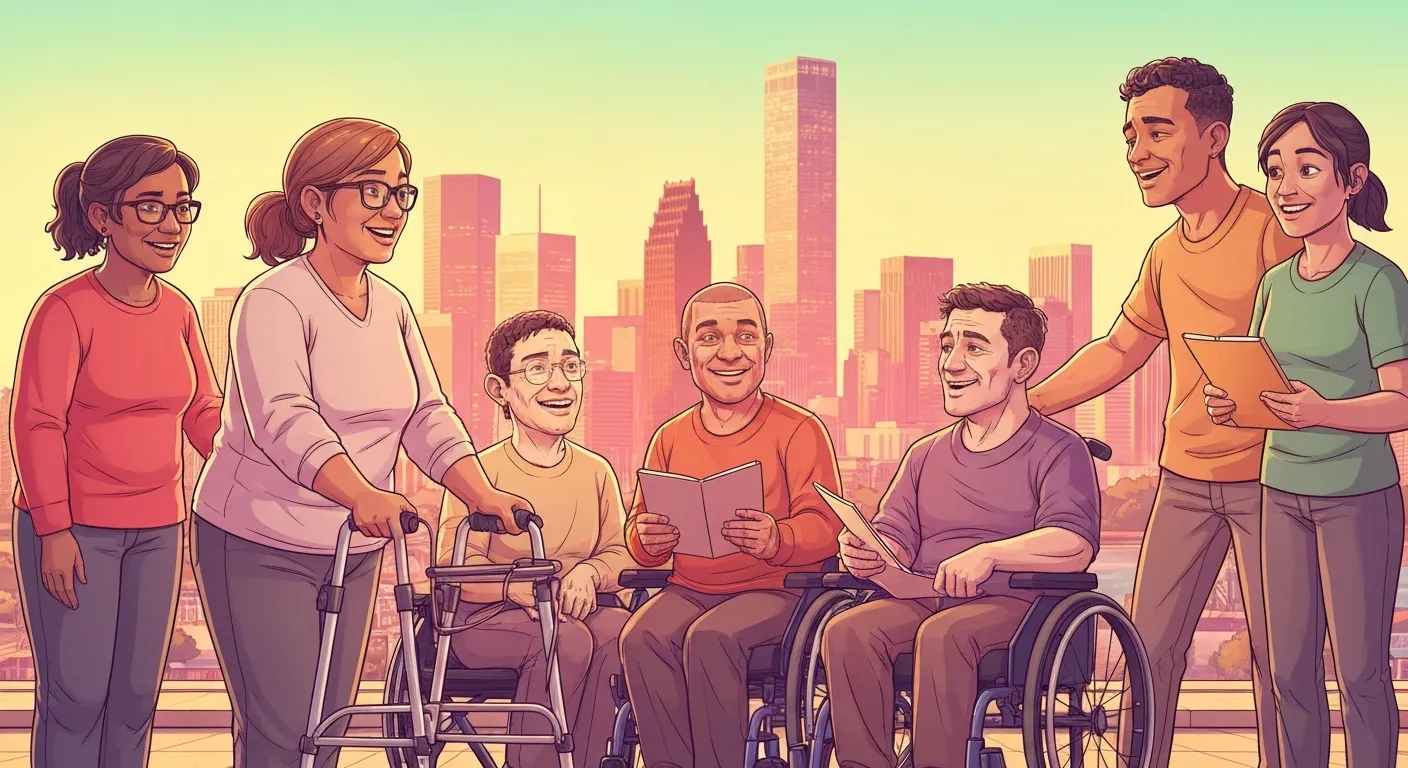 Disabled community supporting mental health