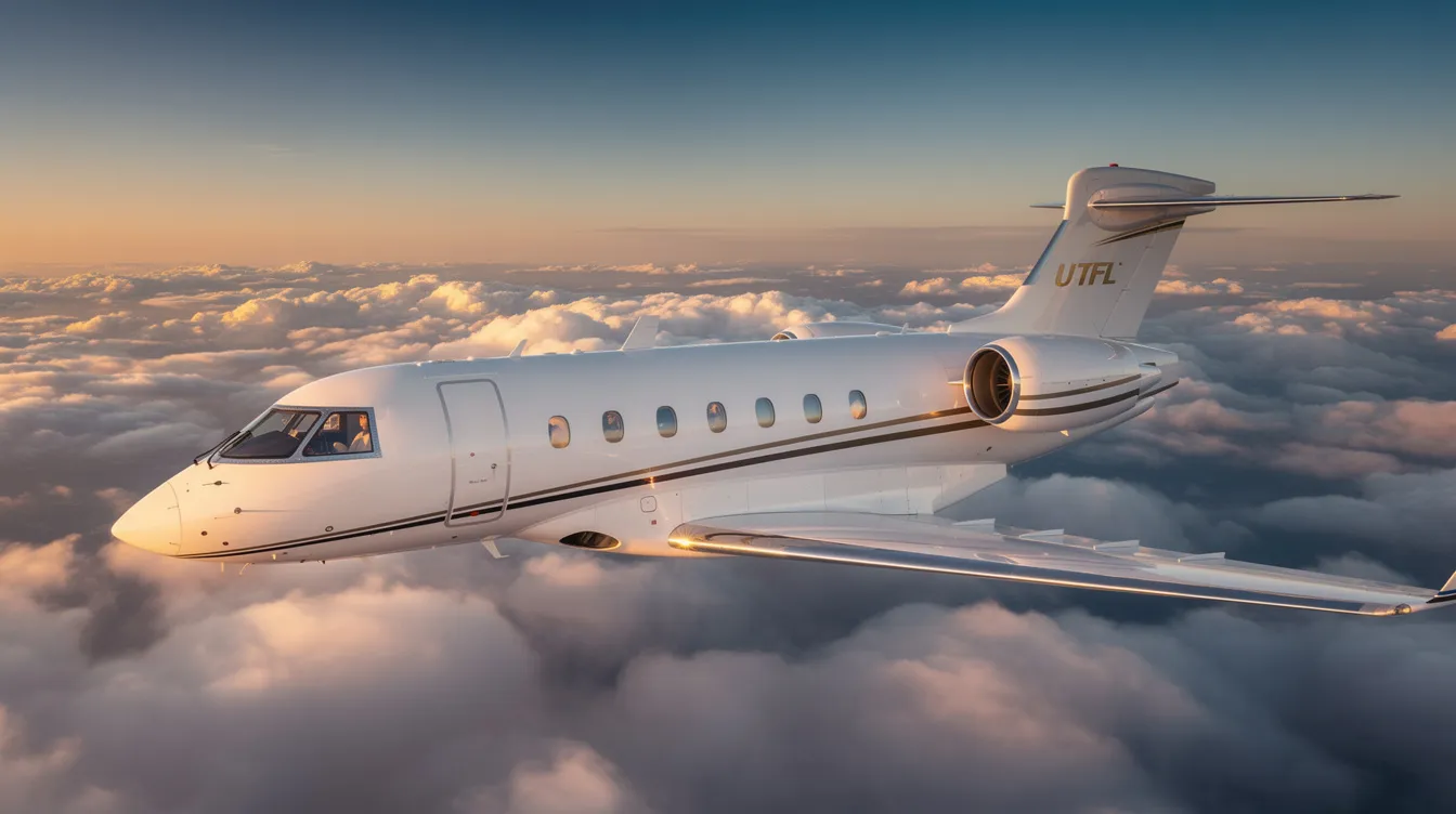 The image features a sleek private jet parked on the tarmac at Indira Gandhi International Airport, showcasing the luxury and convenience of private aviation. This private jet represents the ideal choice for travelers seeking to bypass crowded airports and enjoy personalized service during their private jet journey in India.
