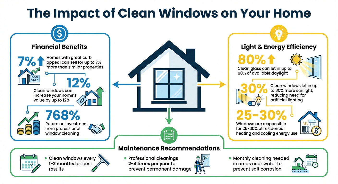 Clean Windows Impact on Home Value and Energy Efficiency Statistics