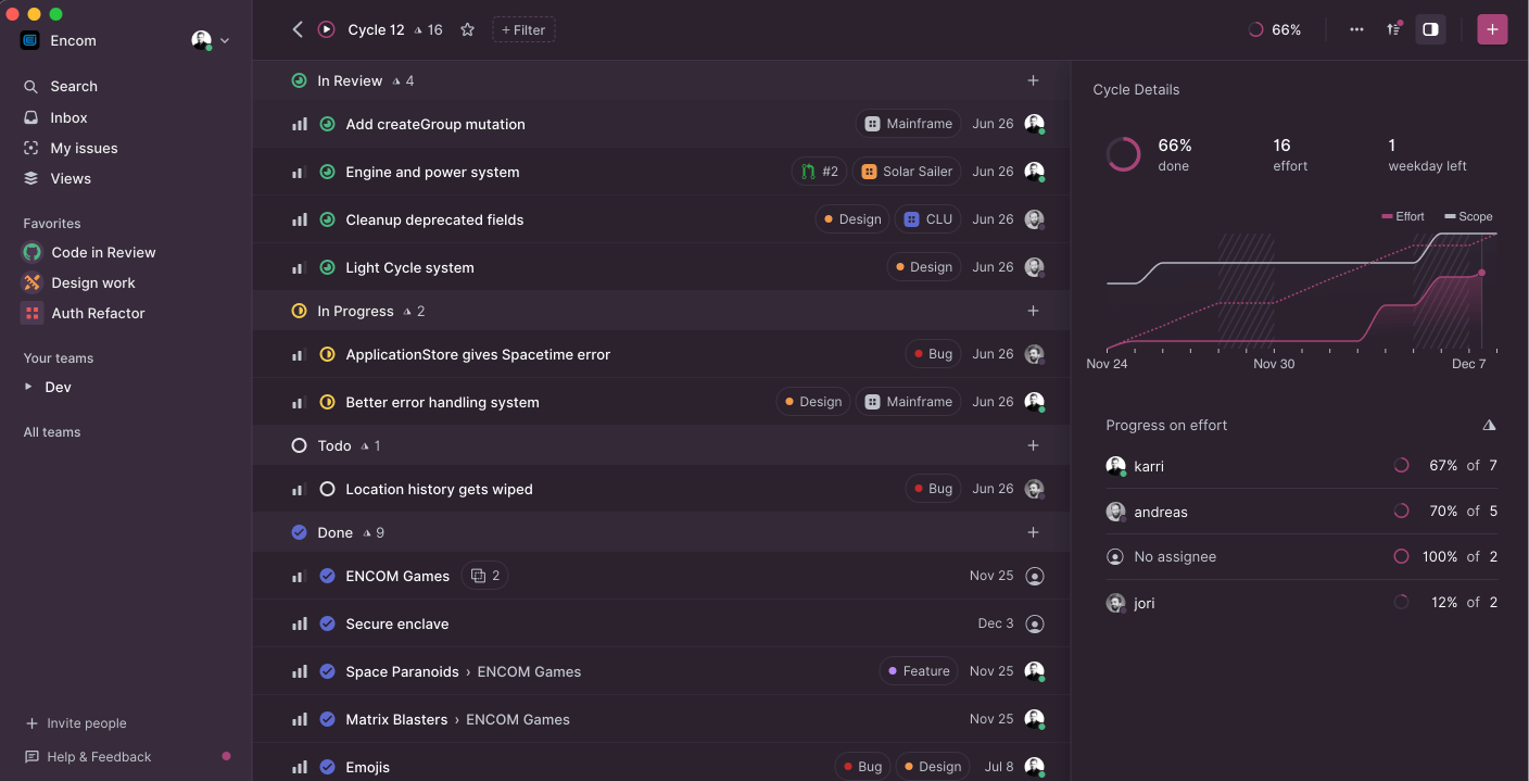 Linear Release 2020.12