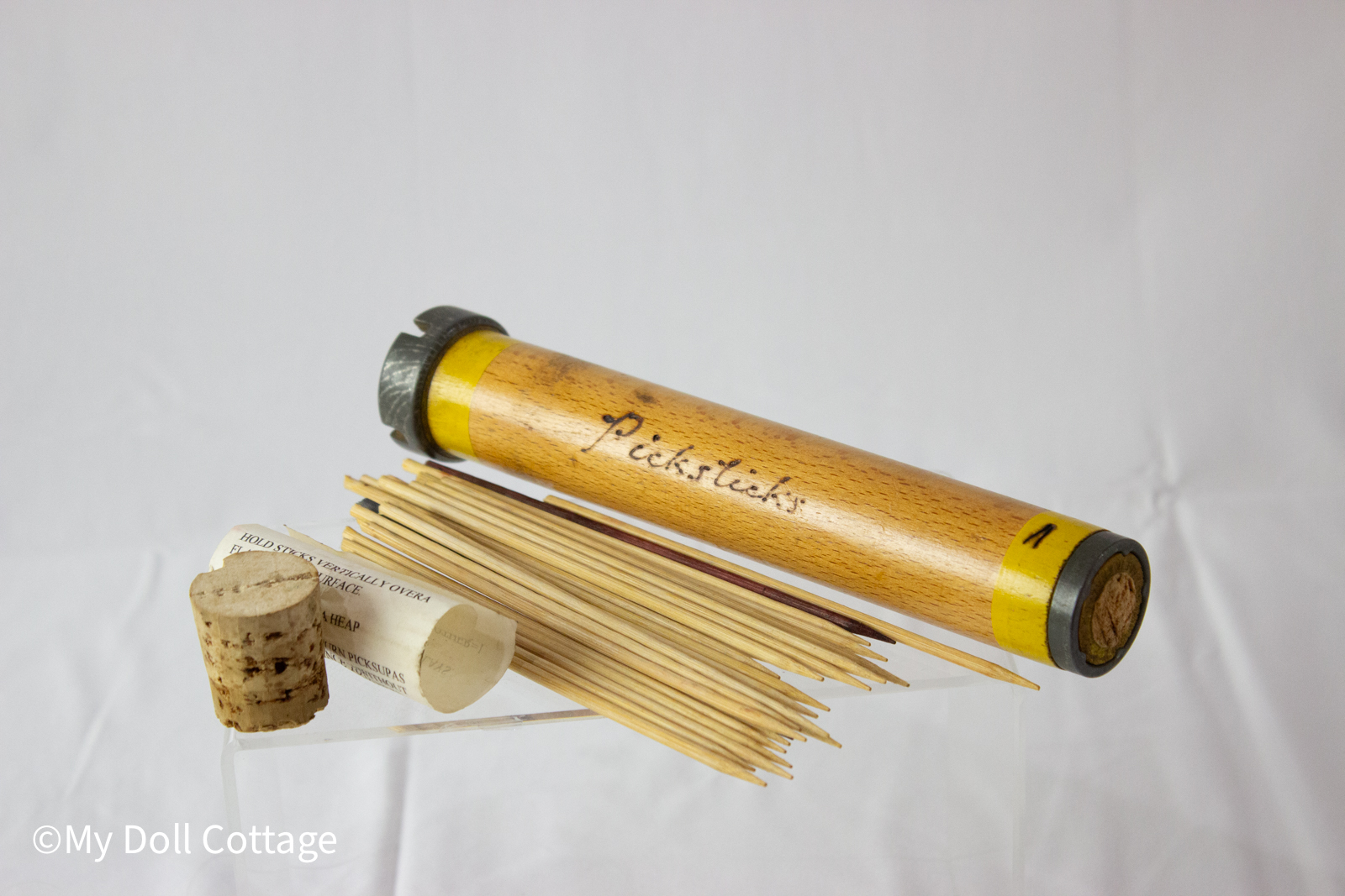 Vintage Wooden Pick Up Sticks 