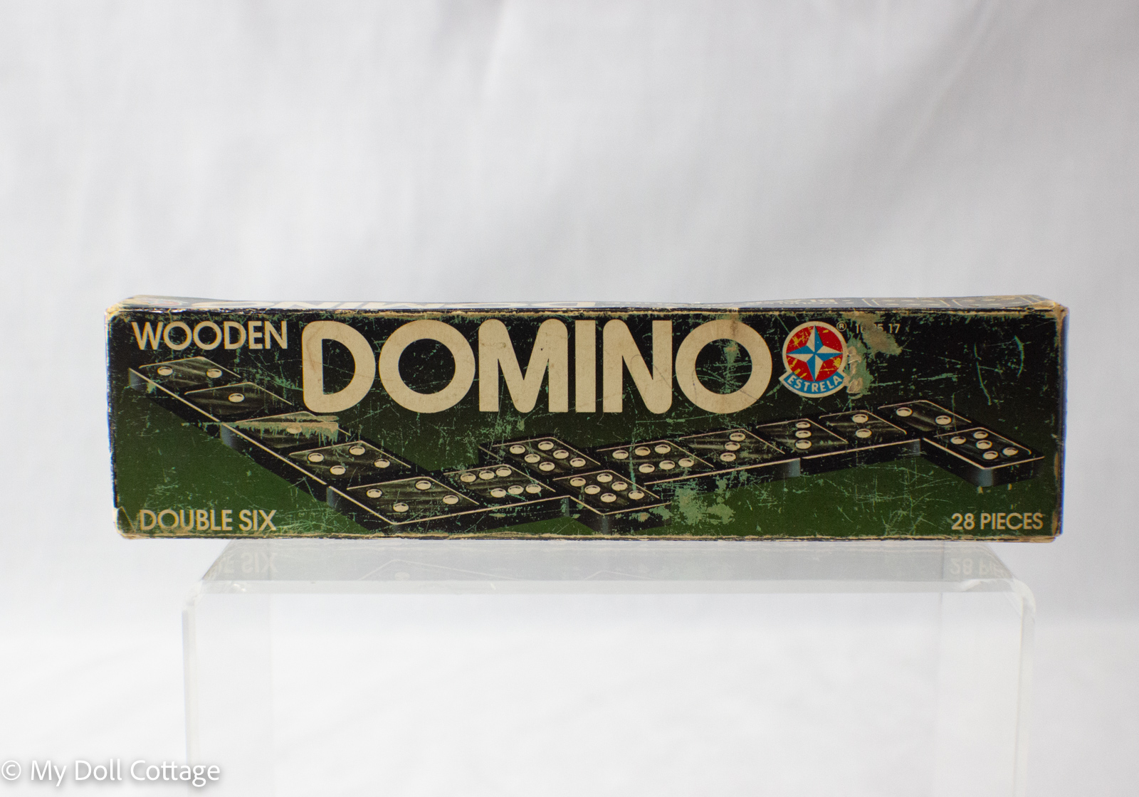c.1970's Wooden Domino Set made by Estrela in Package
