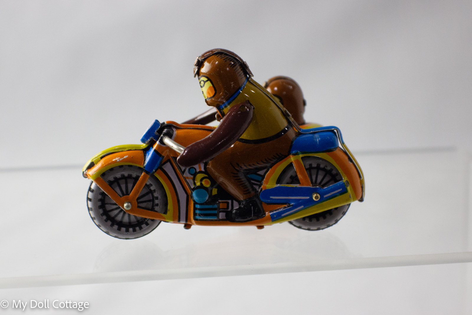 c.1960s Litho Tin Motorcycle with Sidecar – Germany Marked