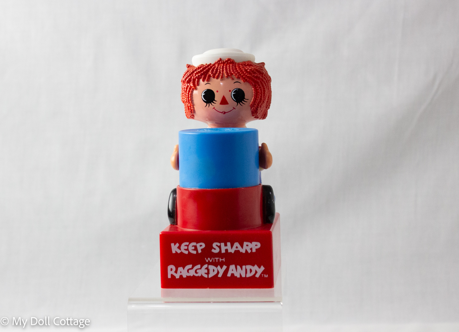 Raggedy Andy Plastic Pencil Sharpener - 1974