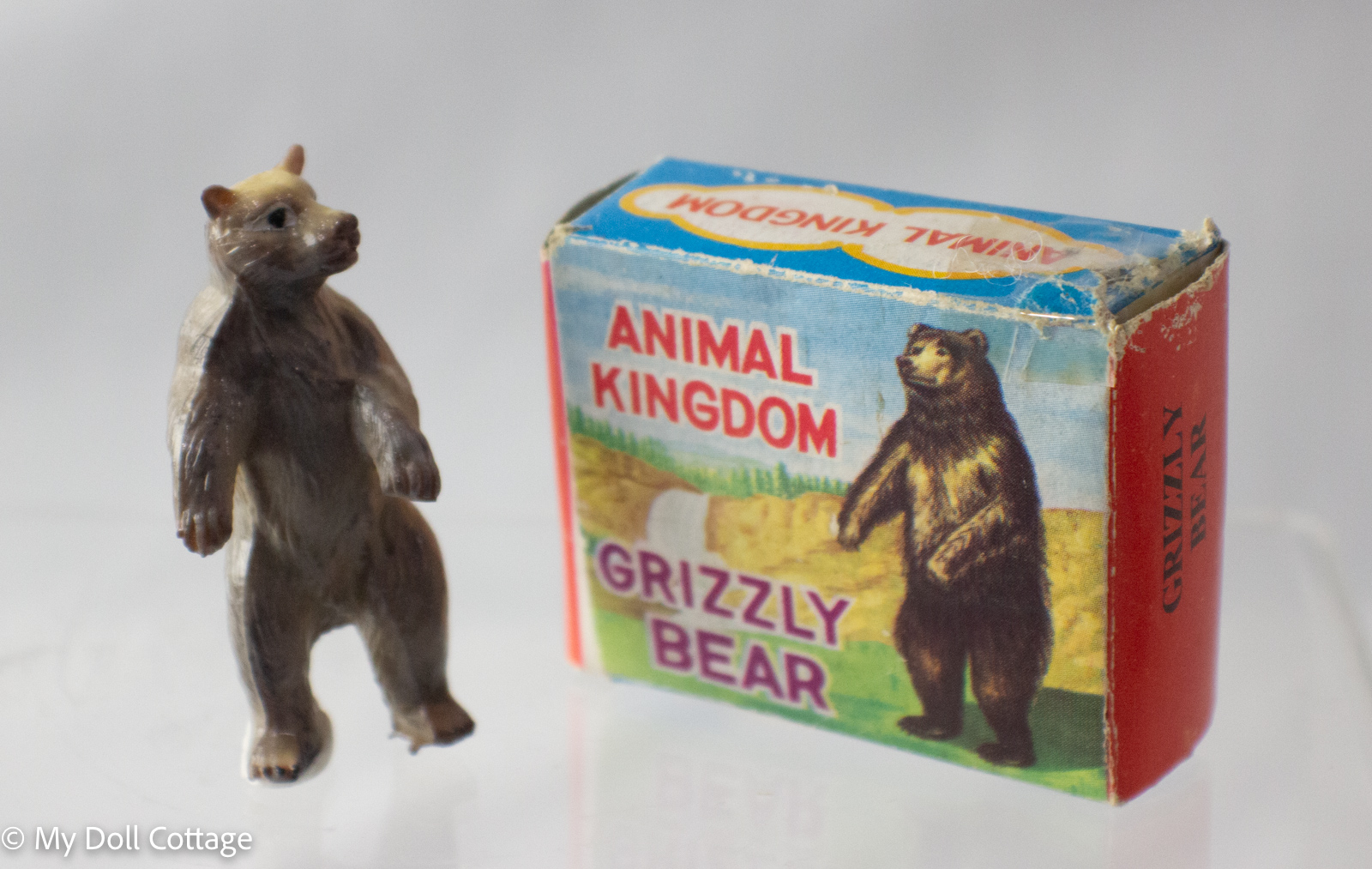 Marx Toys “Animal Kingdom” Miniature Grizzly Bear with Original Box