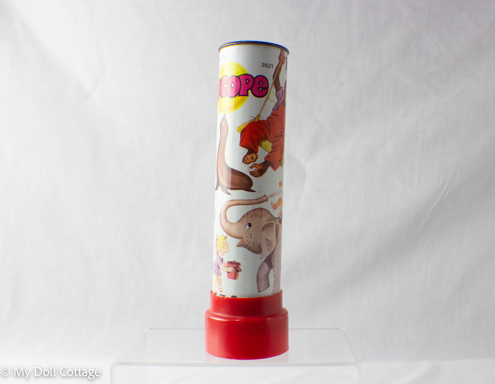 1960s Zooscope Kaleidoscope – Green Monk (Combex Toys), England