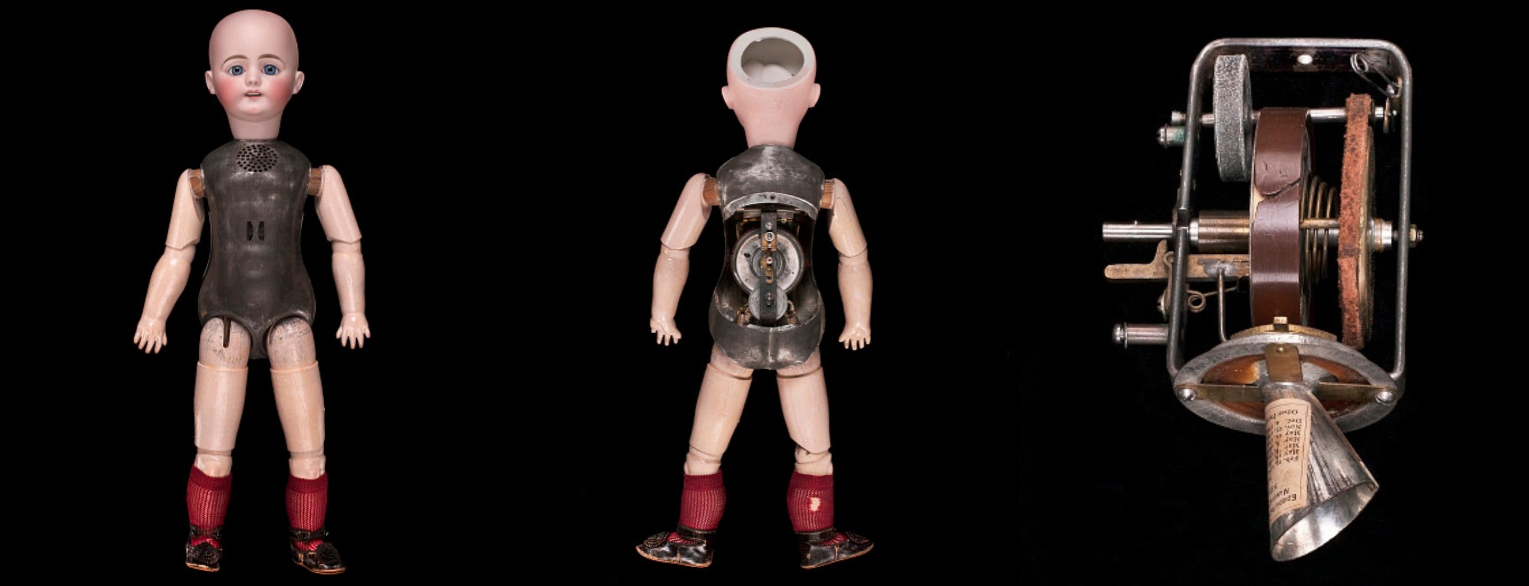 Asset Name: media:NMAH-JN2014-3598Title: Edison Talking Doll Smithsonian Record ID: edanmdm:nmah_1413900