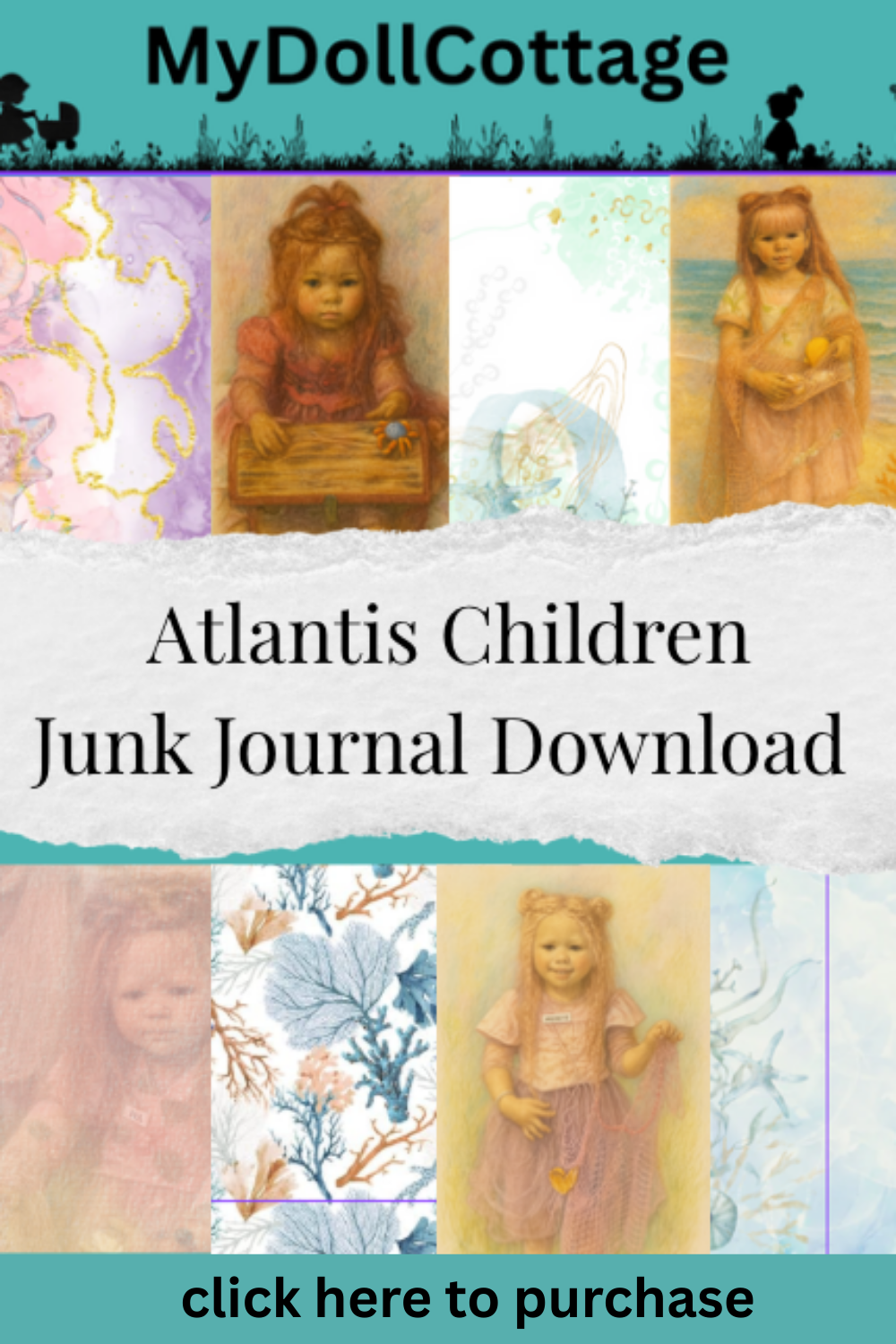 Atlantis Junk Journal Digital Download on Etsy