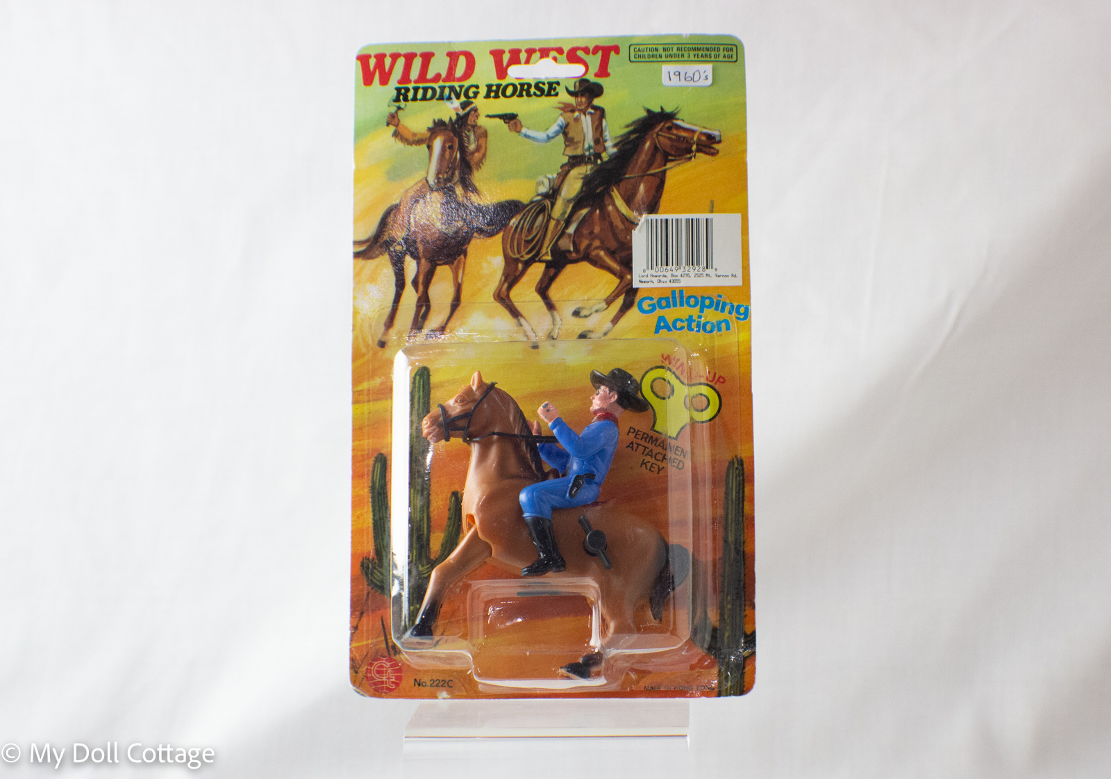 Image of the set of two toys together in original packet packaging.