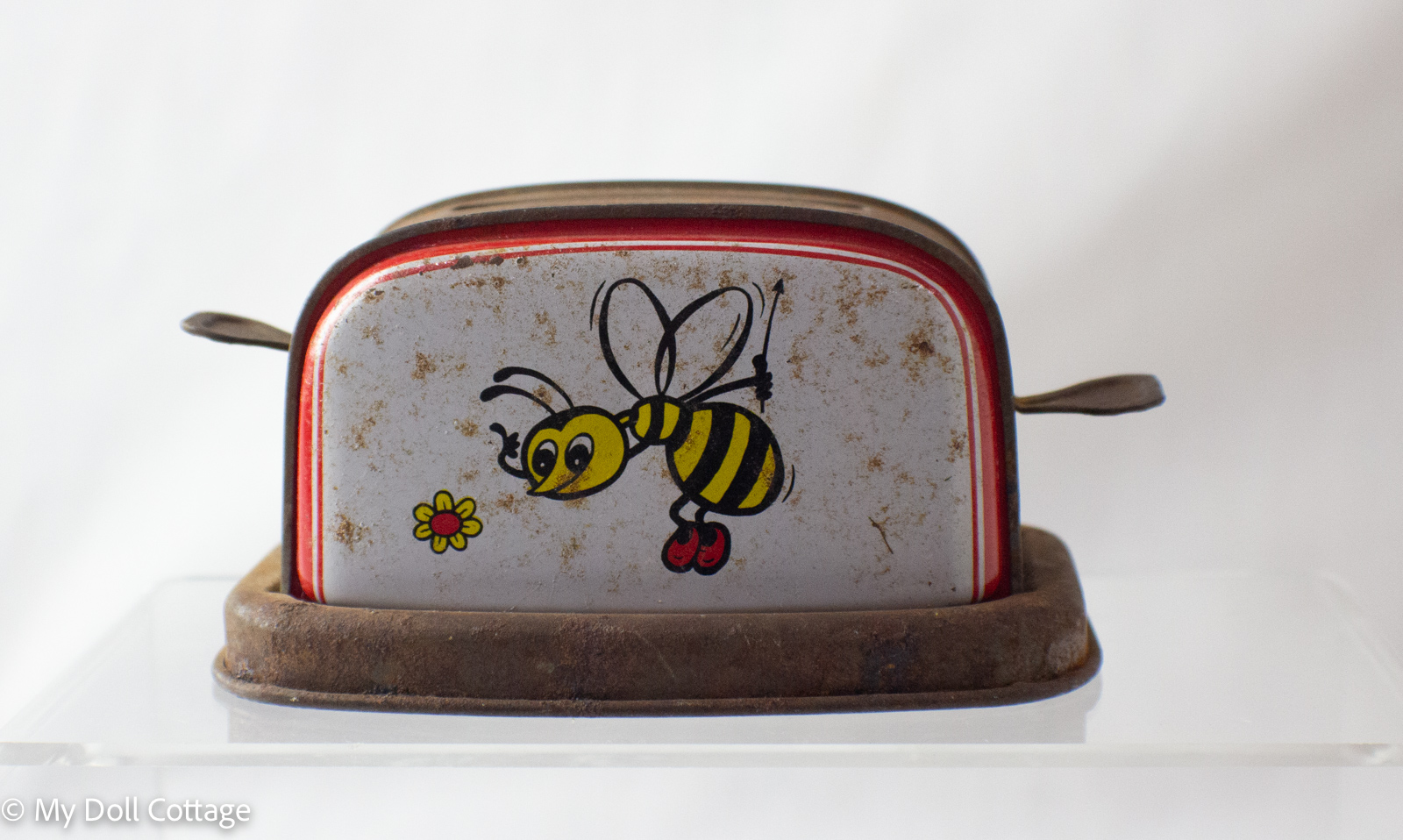 c.1955 Unidentified Bee Tin Toy Toaster