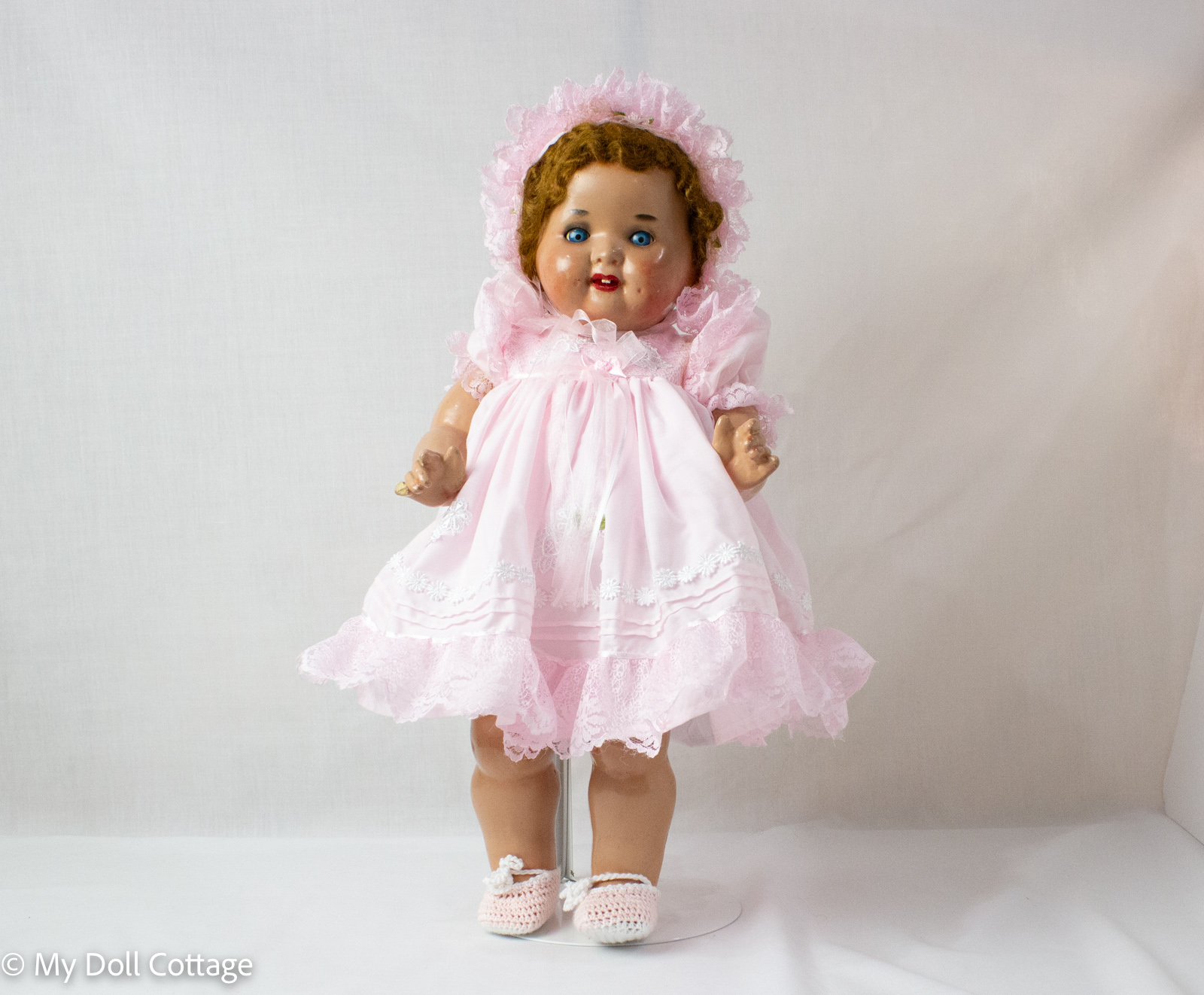 c.1947–1949 21inWatson Wonder Babe Composition Doll Australia