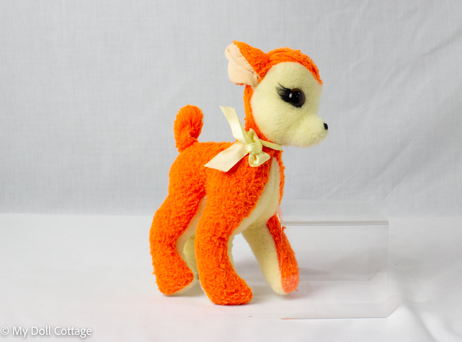 c.1970–1975 Joy Toys Orange Plush Reindeer, Australia