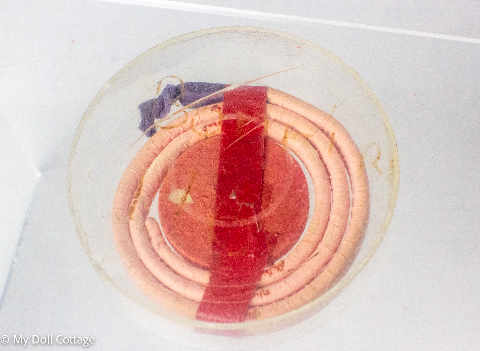 1966 – Catherine Wheel Firework in Original Plastic Storage Container