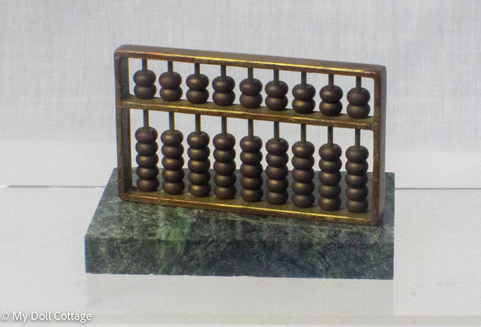 c.1900–1920 All Brass Desktop Abacus