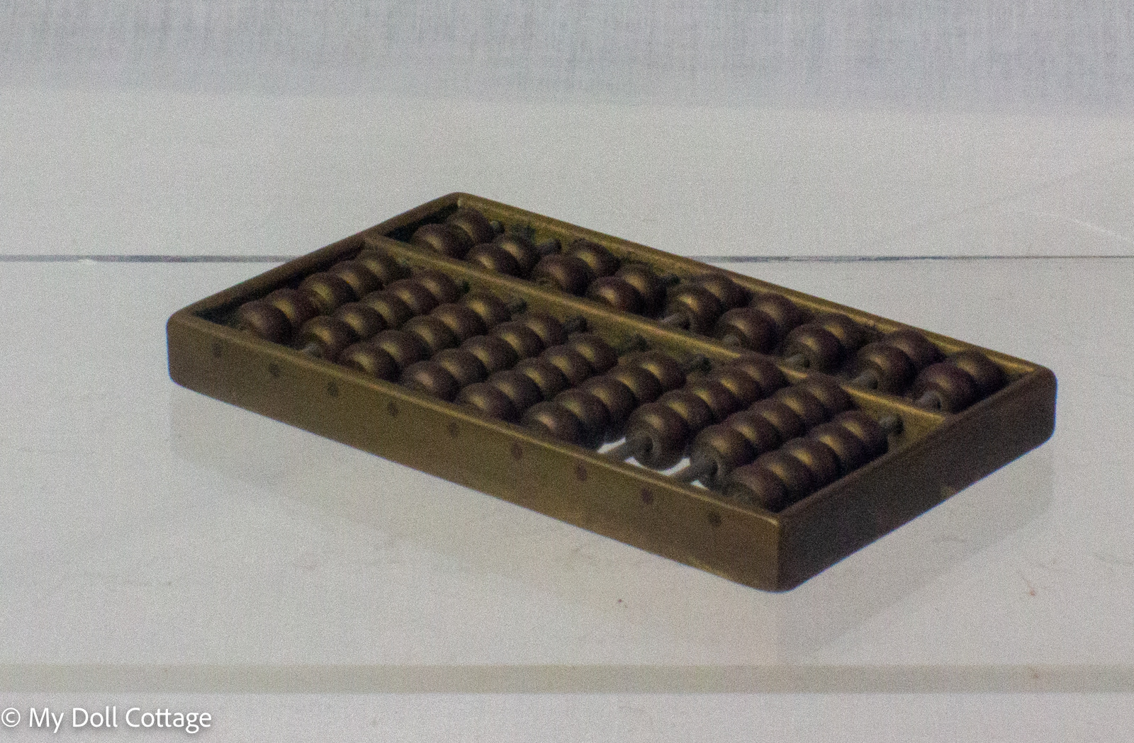 Brass Abacus side view