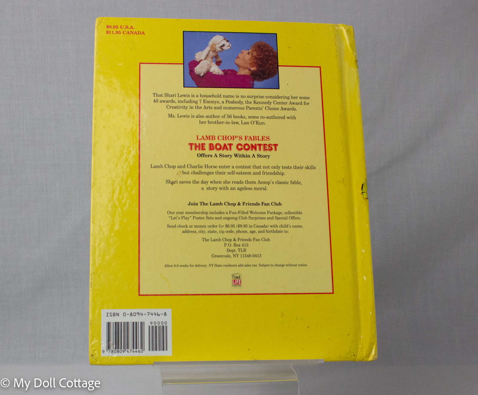 •	Rear cover showing synopsis, author photograph and publisher details.