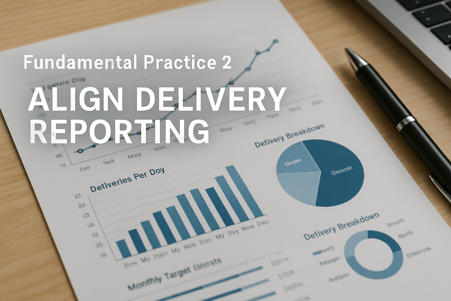 A report with different charts on it