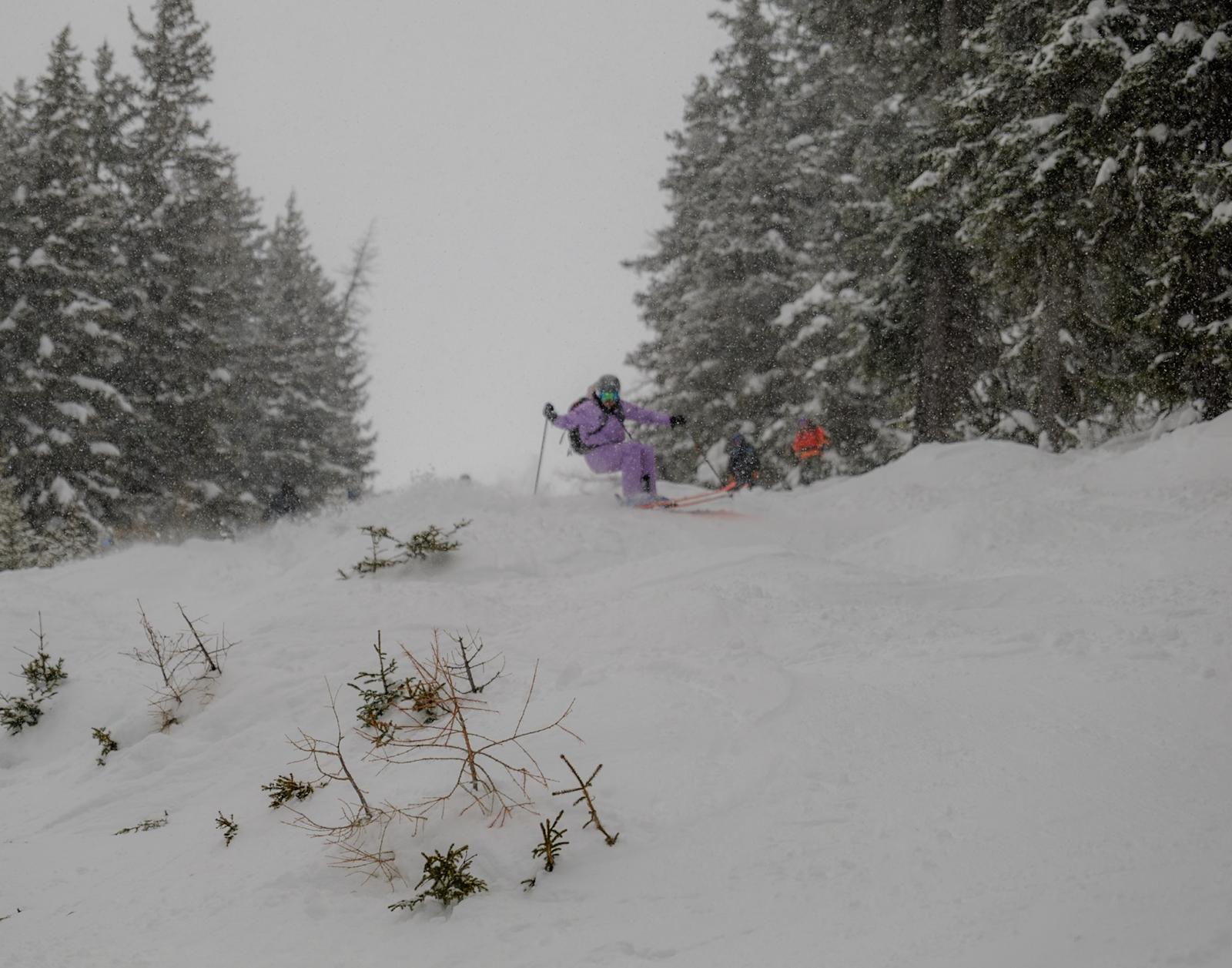 Off piste ski lesson in Verbier with Pulse Snowsports