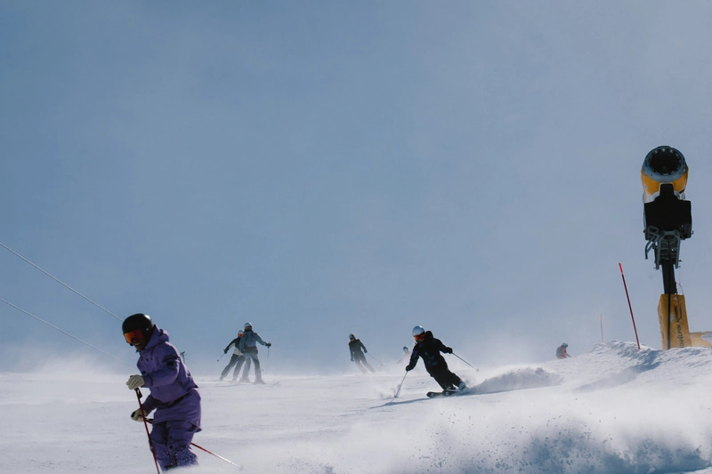 Adult ski coaching clinic in Verbier with Pulse Snowsports