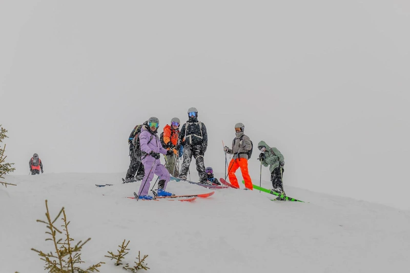 Off piste ski lesson in Verbier with Pulse Snowsports