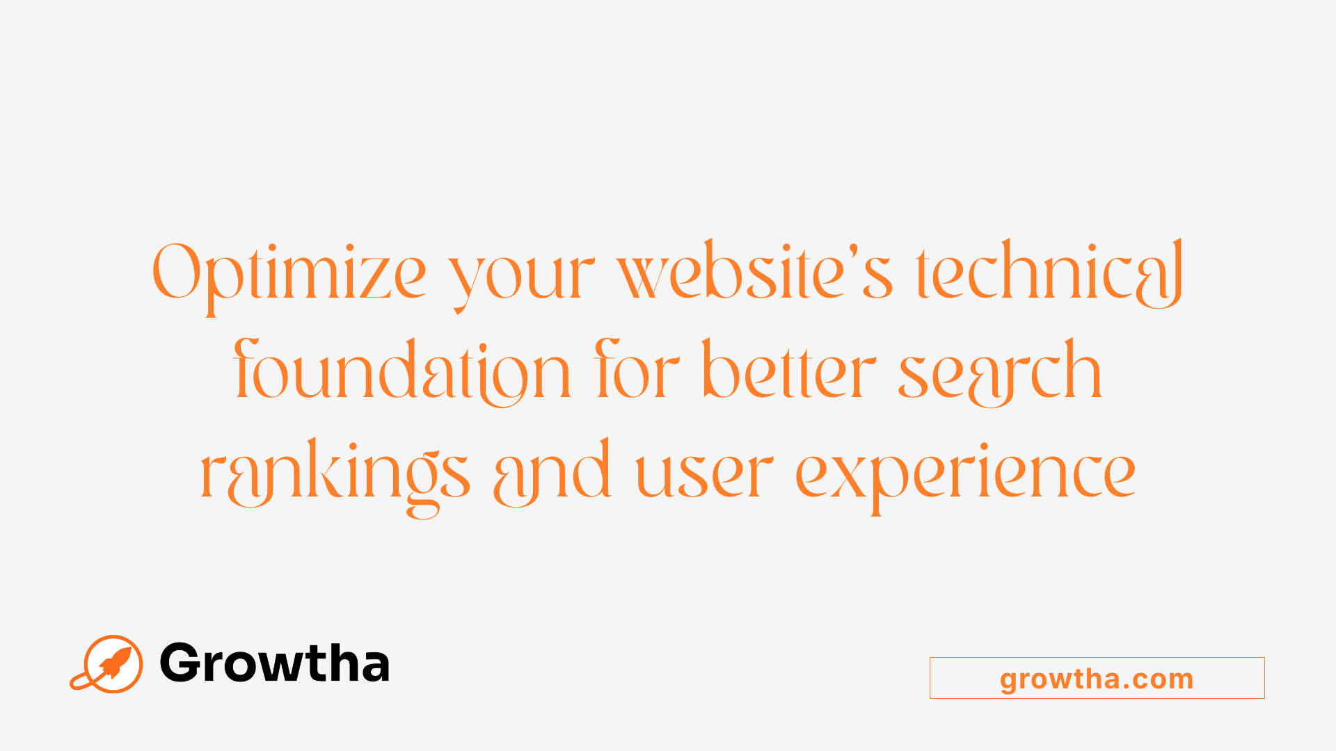 Optimize your website’s technical foundation for better search rankings and user experience