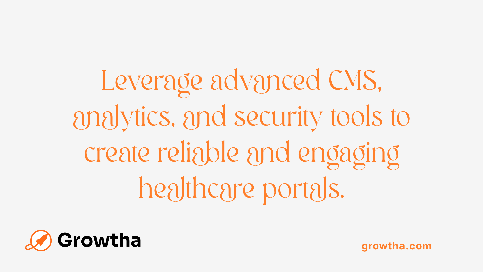 Leverage advanced CMS, analytics, and security tools to create reliable and engaging healthcare portals.