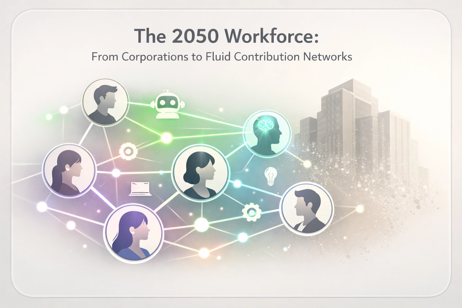 The 2050 Workforce: From Corporations to Fluid Contribution Networks