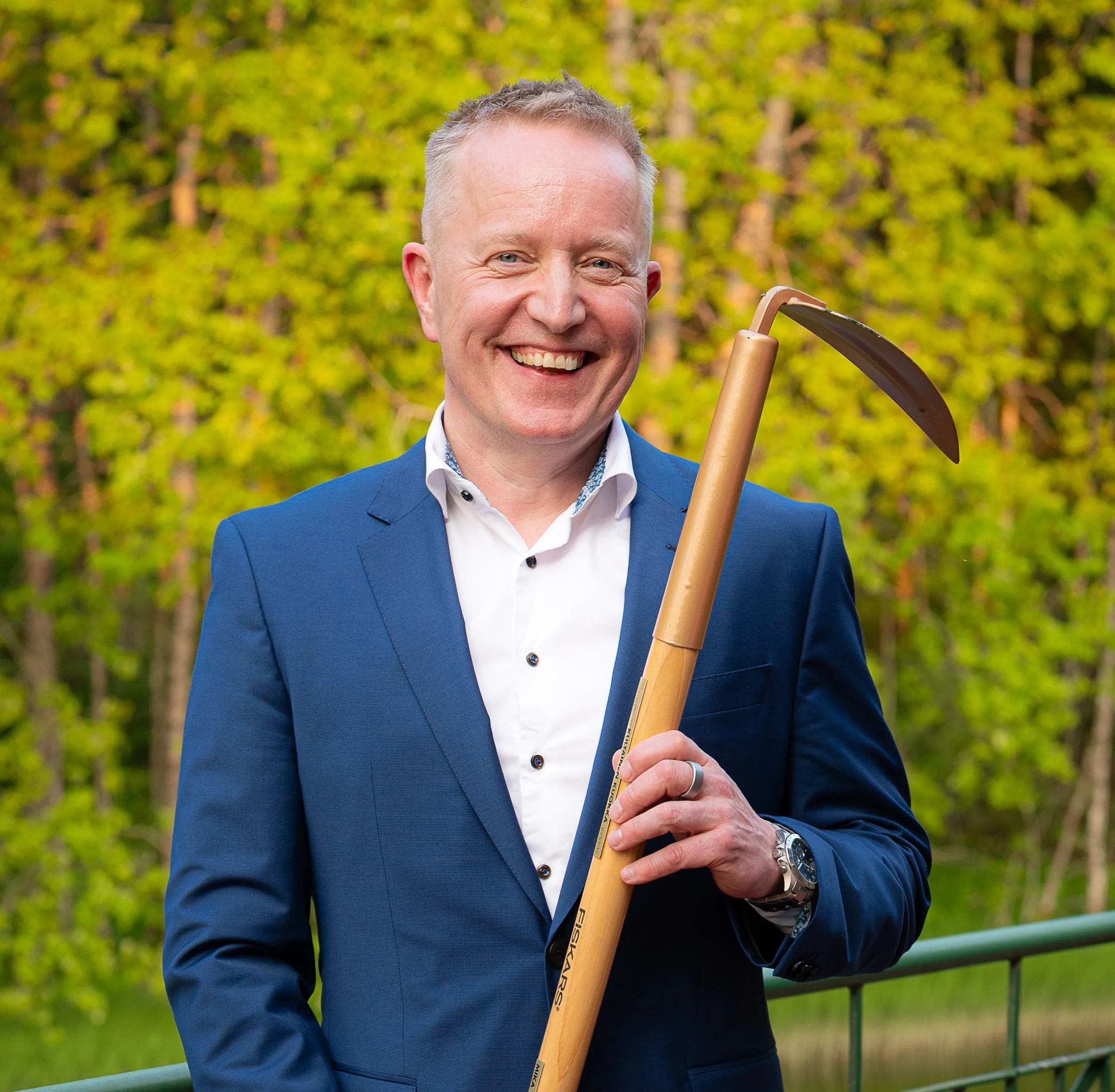 The prestigious Growth Collective Kultainen Kuokka 2025 award to Matti Pohjola from Hakonen