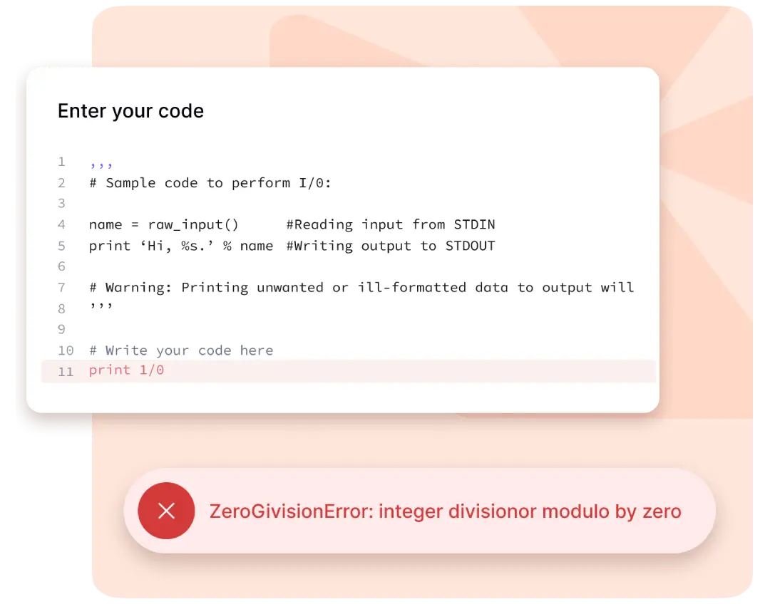 Inline error notifications