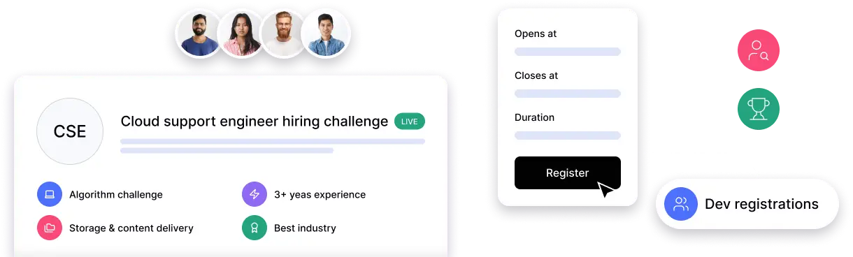 Screen top developers with HackerEarth's coding assessment platform