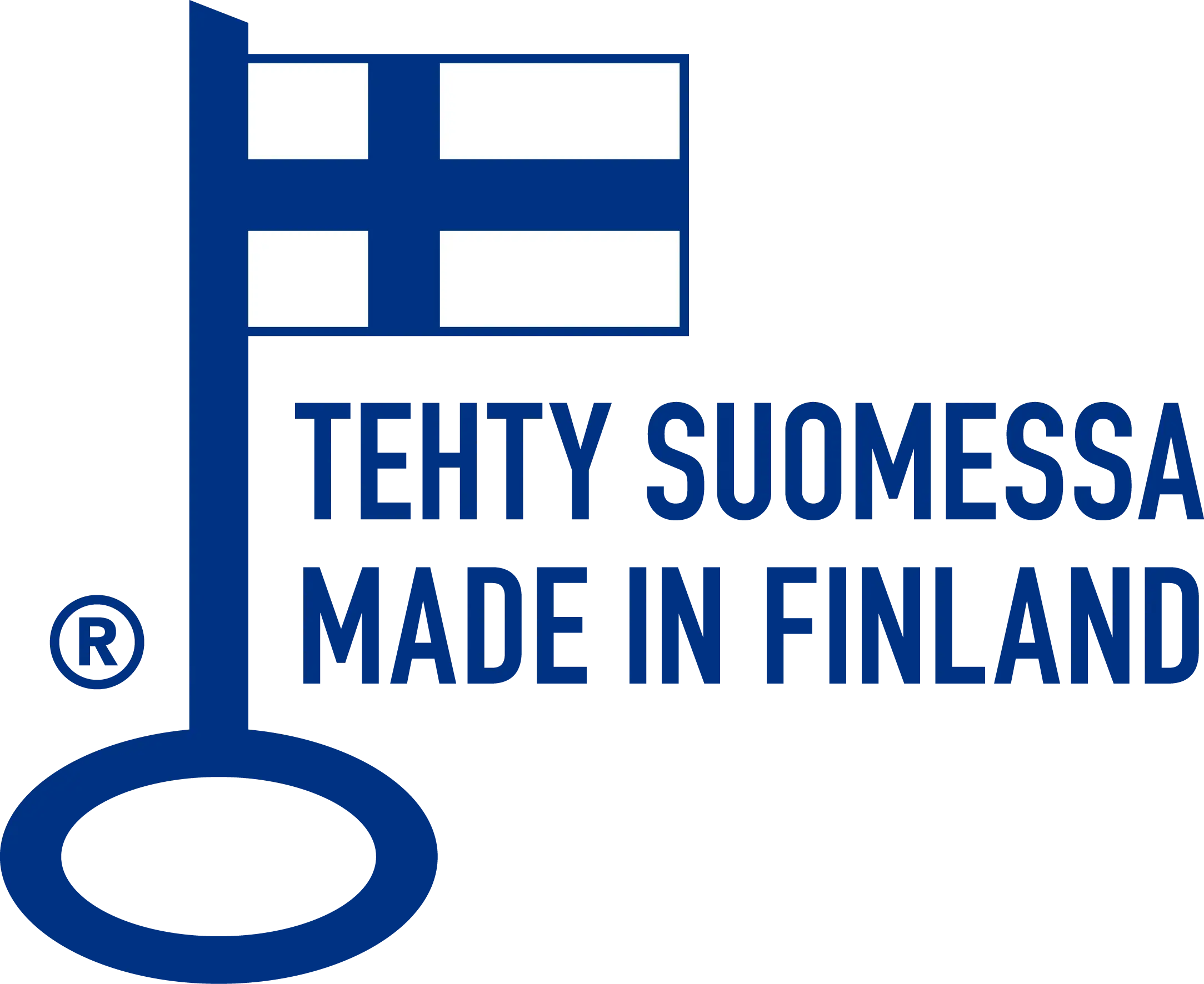 Tehty Suomessa lippu