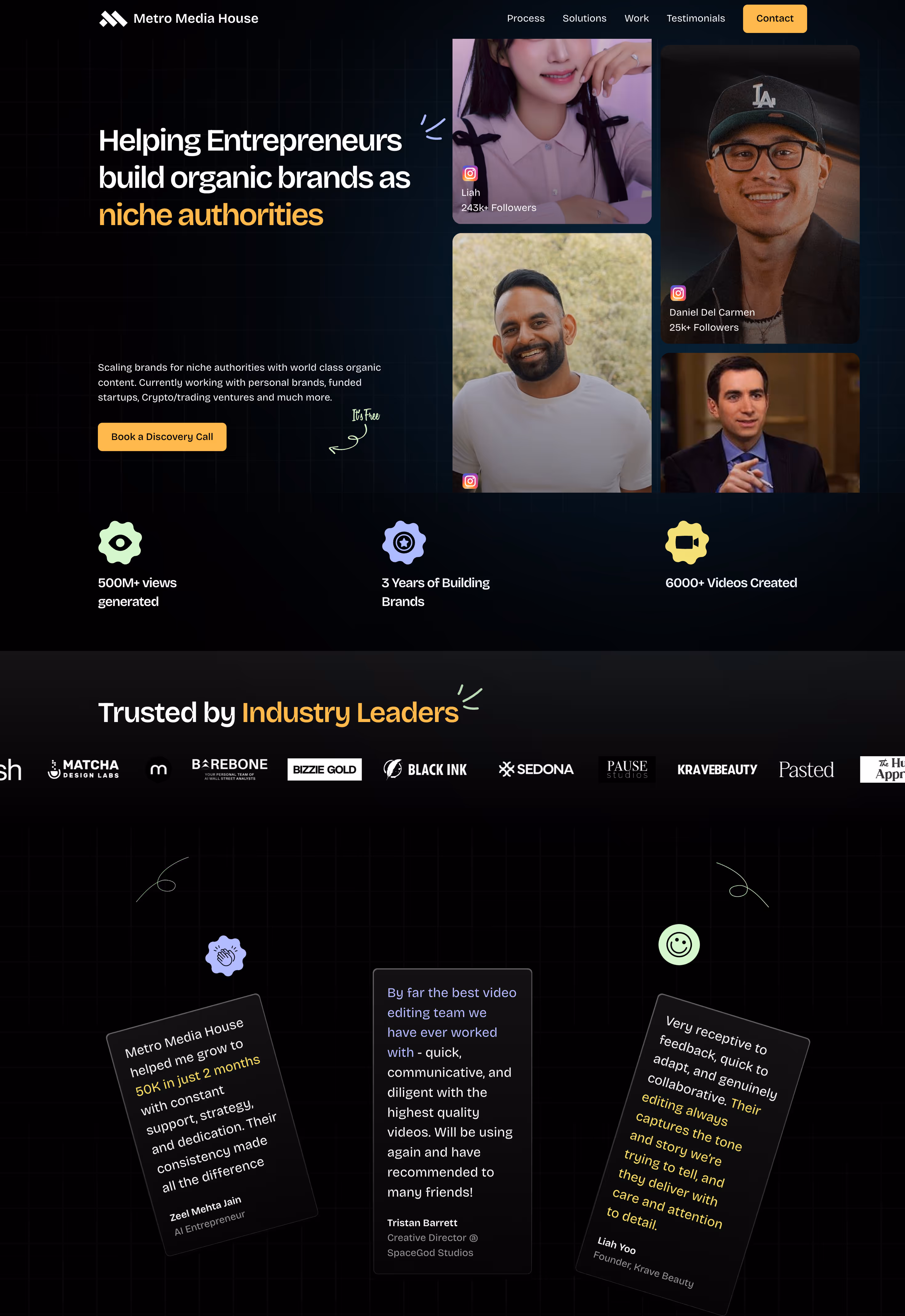 Marketing Agency website redesign