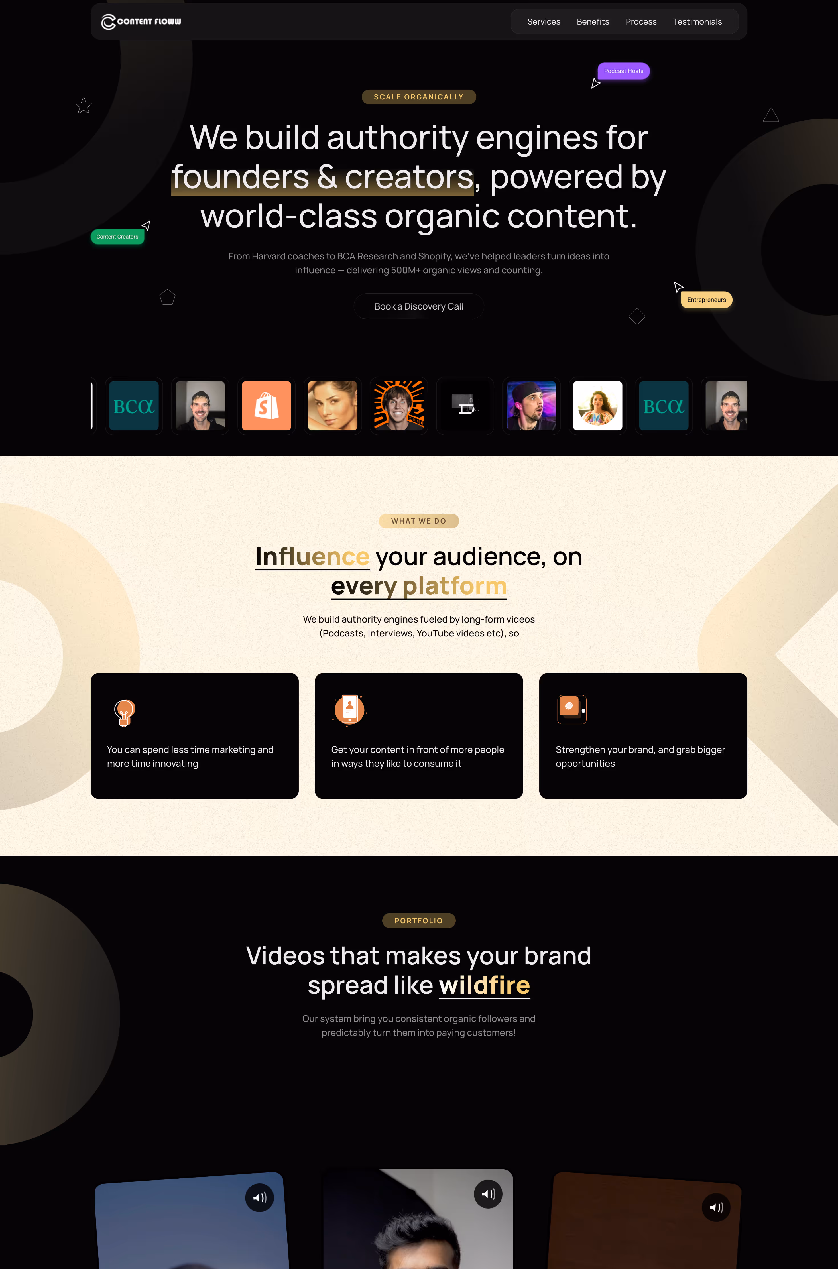 B2B service company website redesign