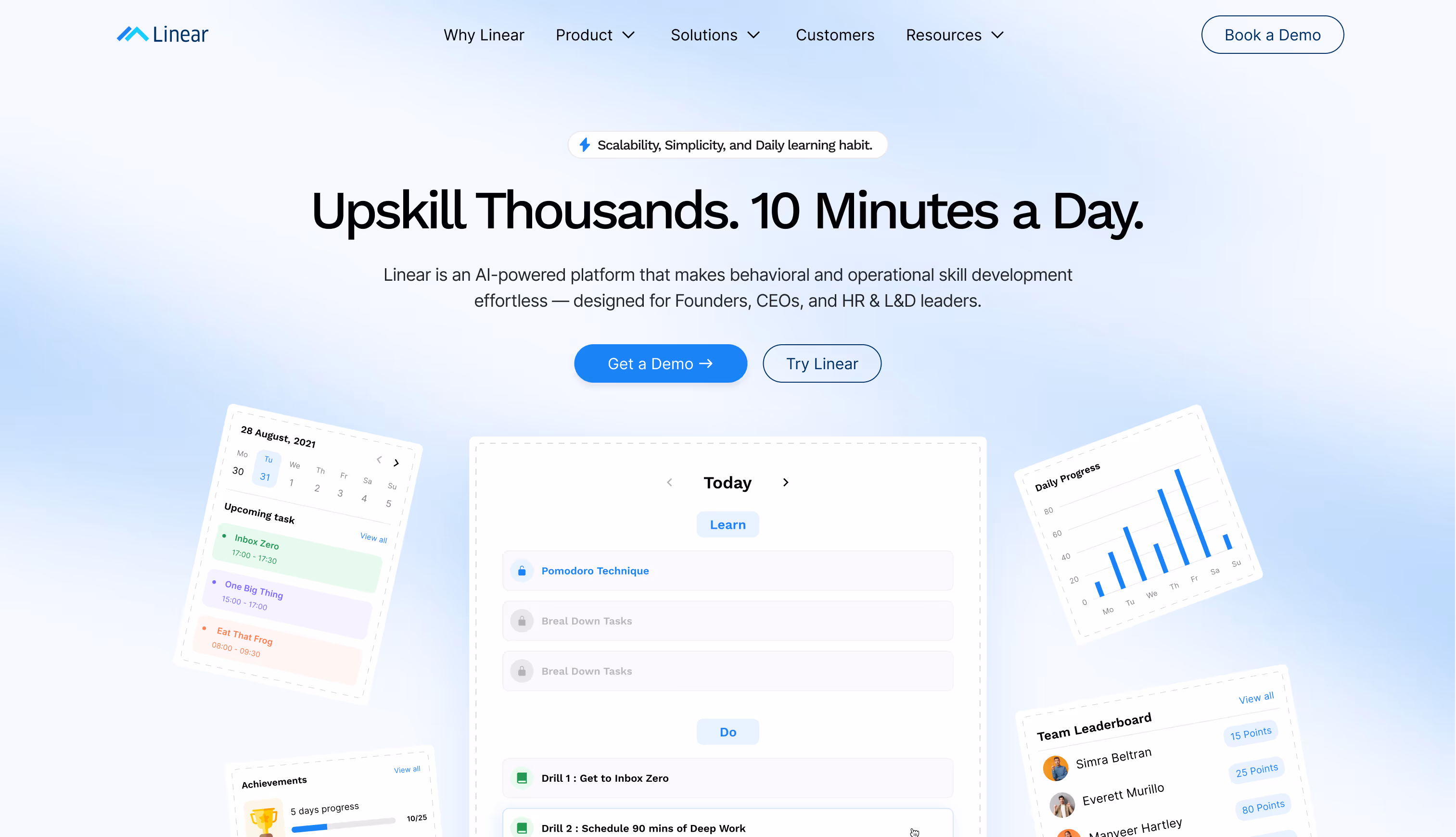 SaaS website design project built in Webflow