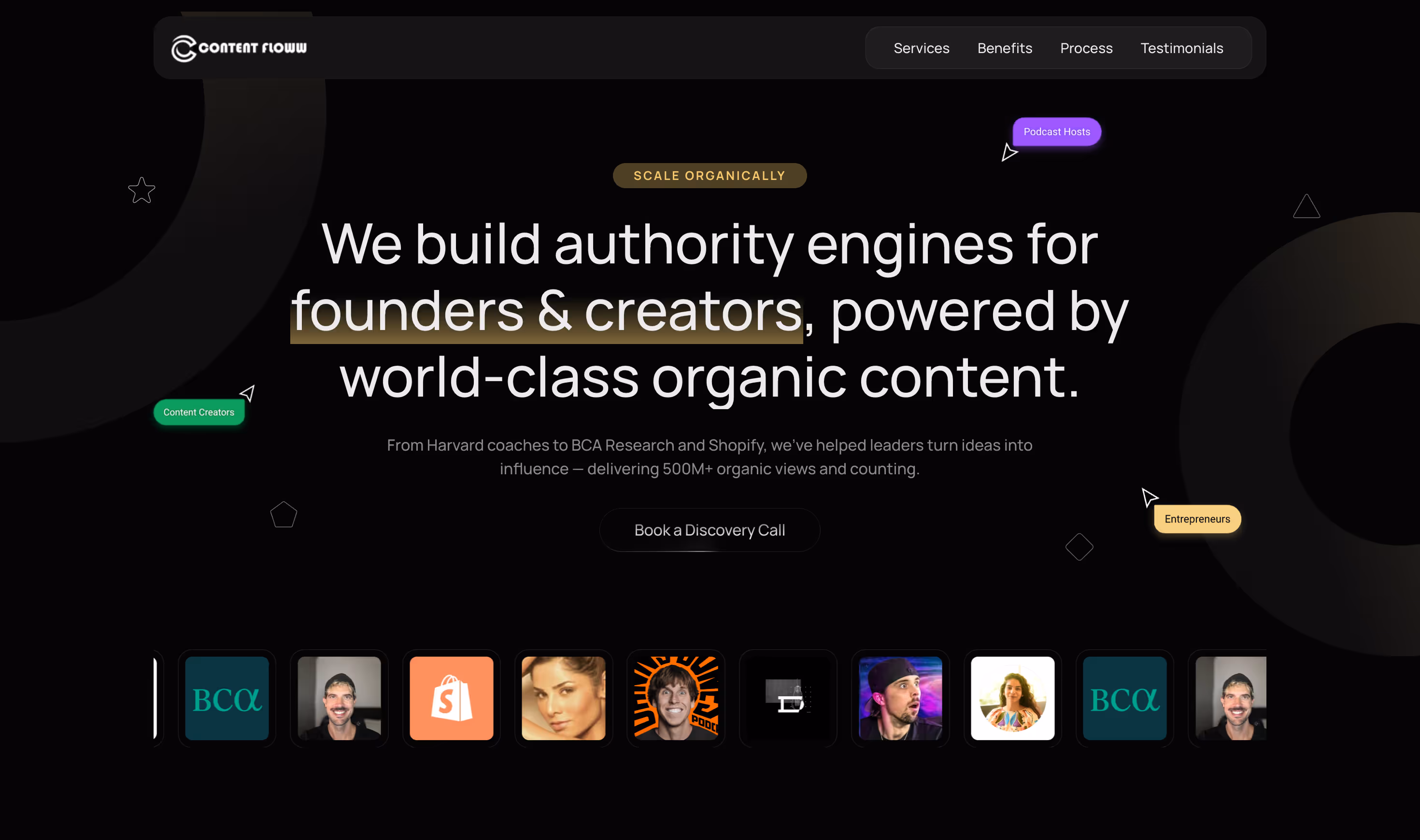 B2B service company website redesign
