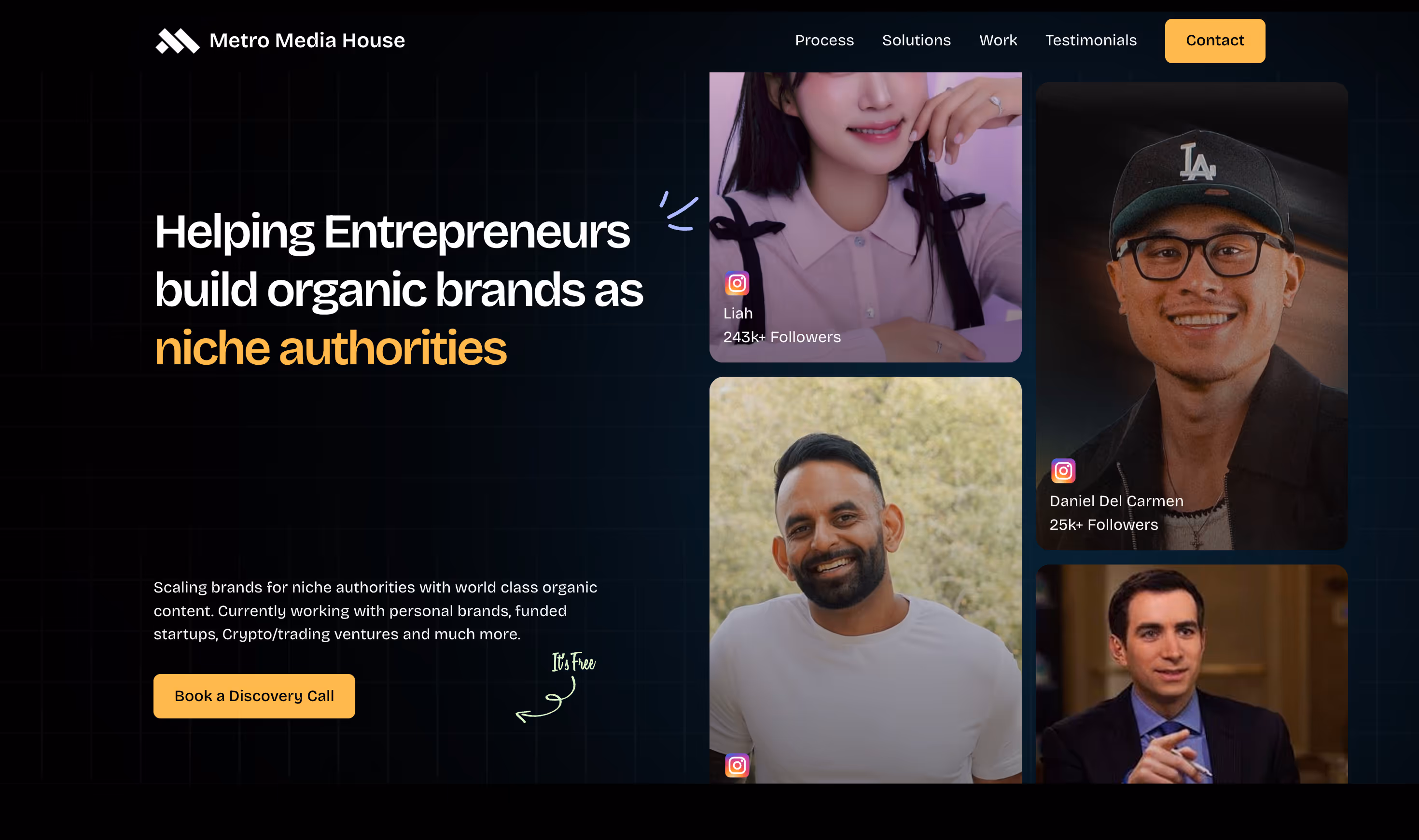 Marketing Agency website redesign