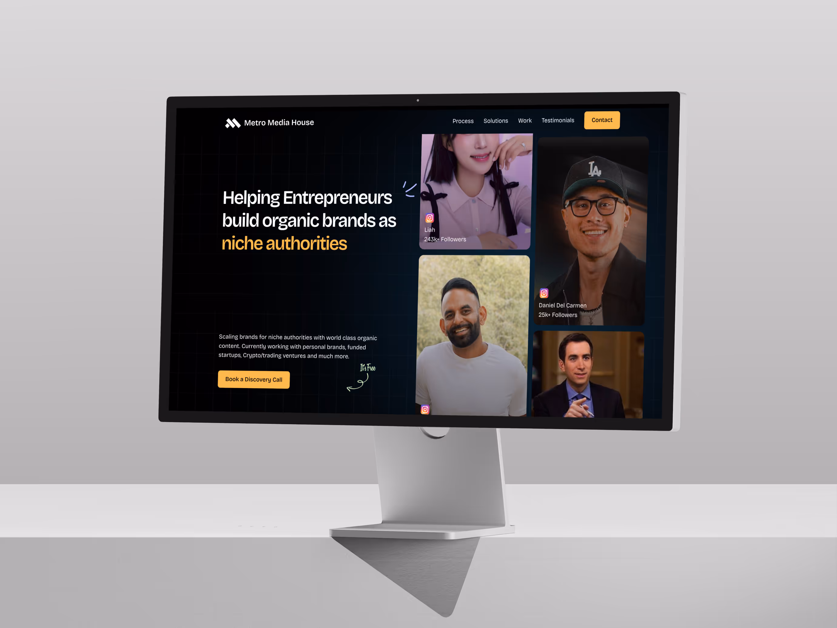 Marketing Agency website redesign