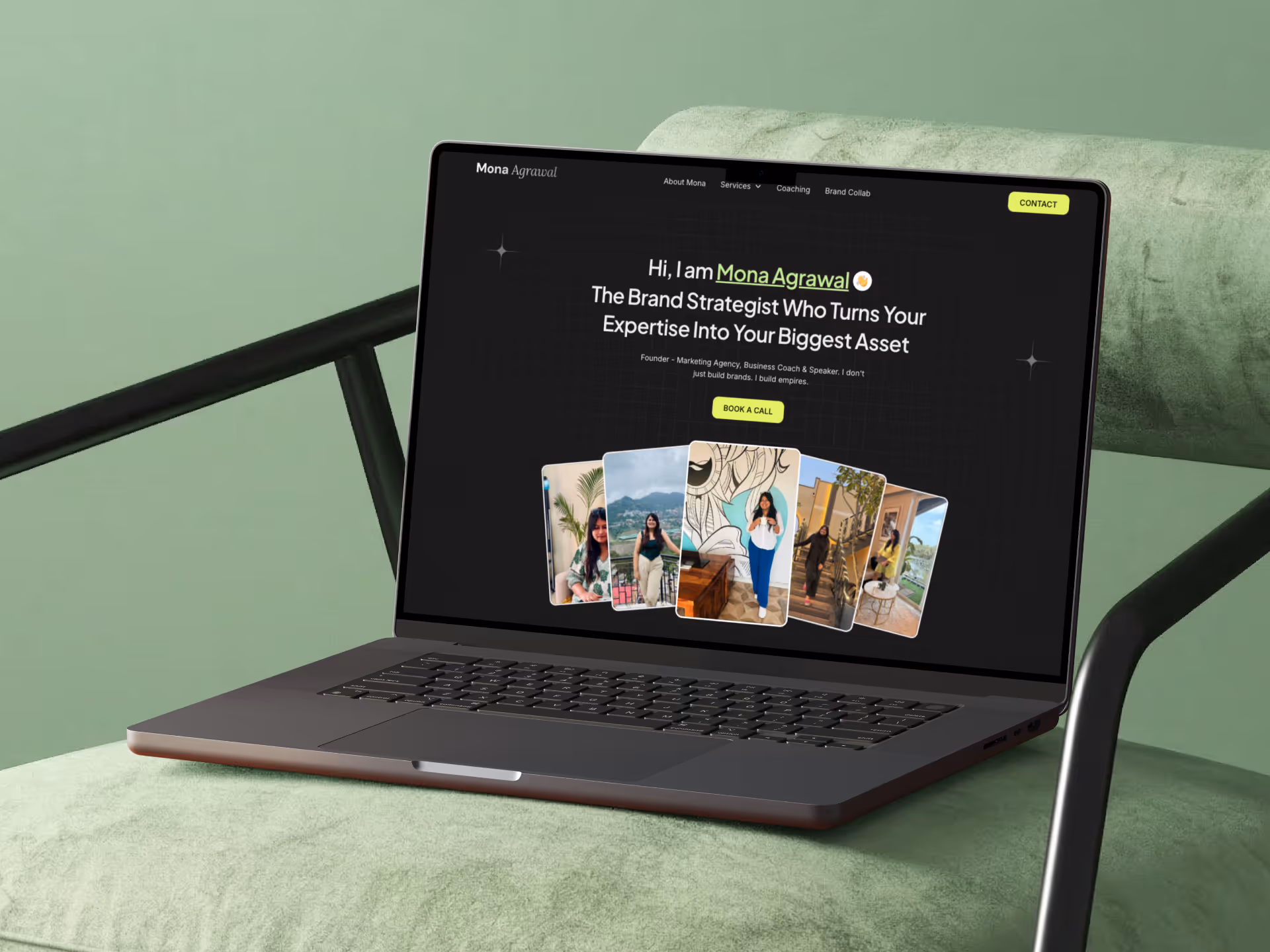 SaaS website design project built in Webflow