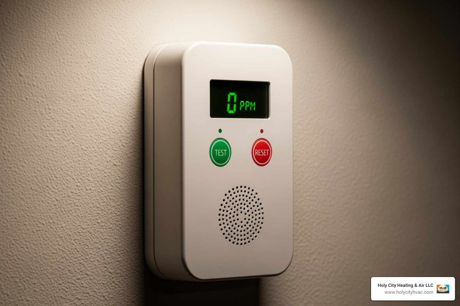 carbon monoxide detector - emergency heater repair