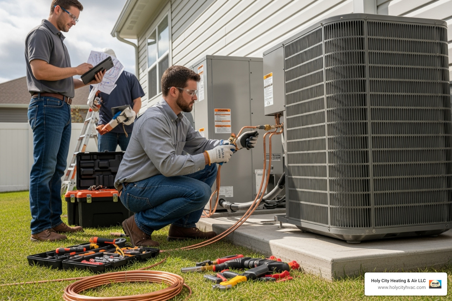 New HVAC system installation - hvac services near me