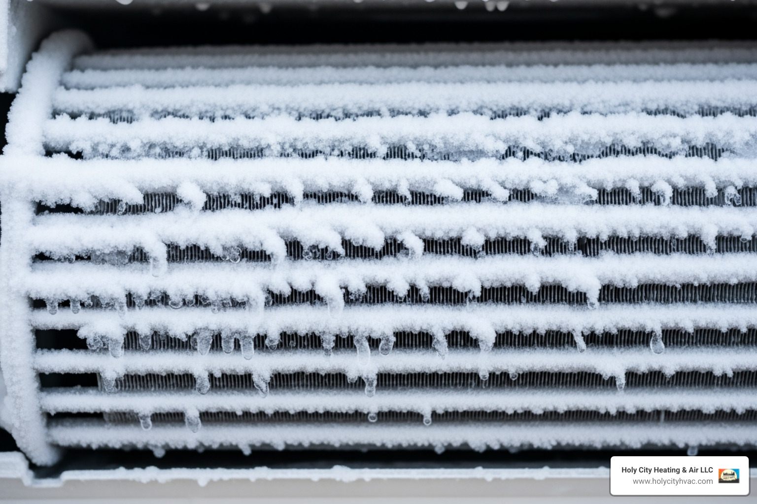 Iced-over evaporator coils - AC unit not working