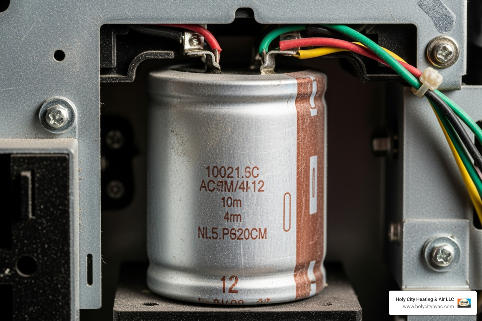 Swollen AC capacitor - AC unit not working
