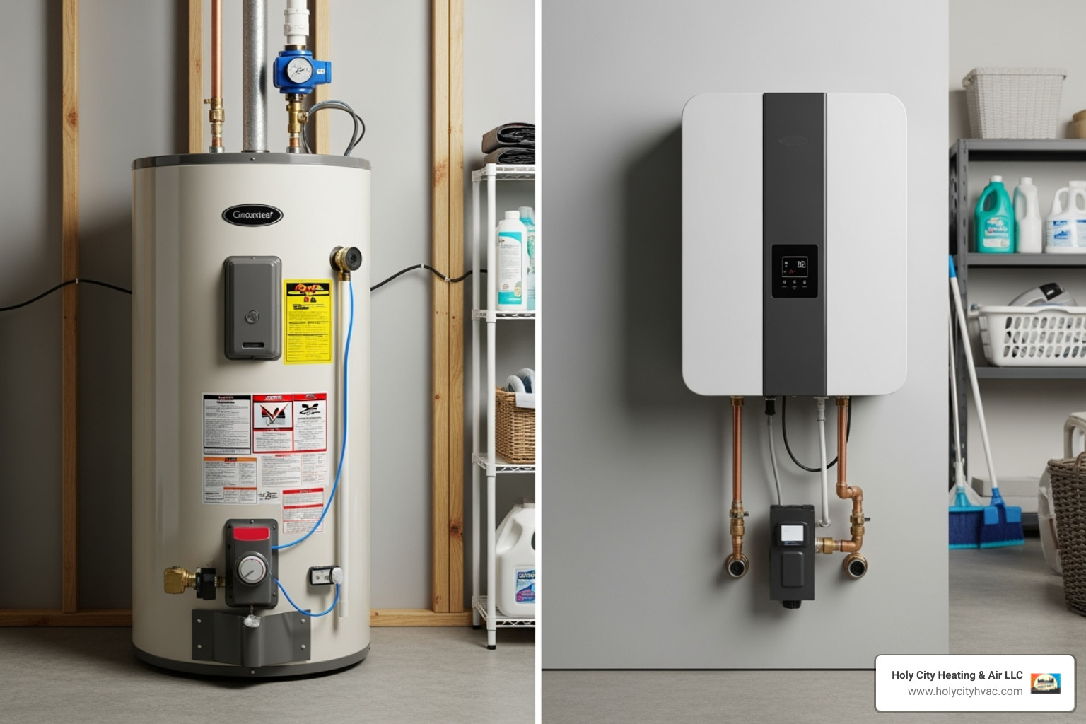 Tank vs. Tankless Water Heater - gas water heater installation near me Tank vs. Tankless Water Heater - gas water heater installation near me