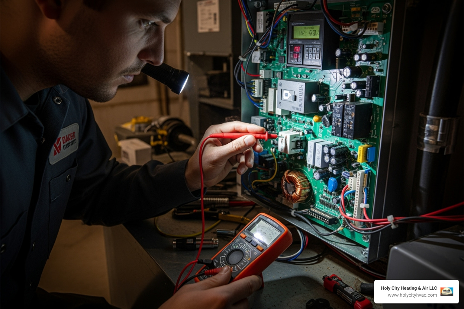 technician inspecting a furnace control board - how much does furnace repair cost technician inspecting a furnace control board - how much does furnace repair cost