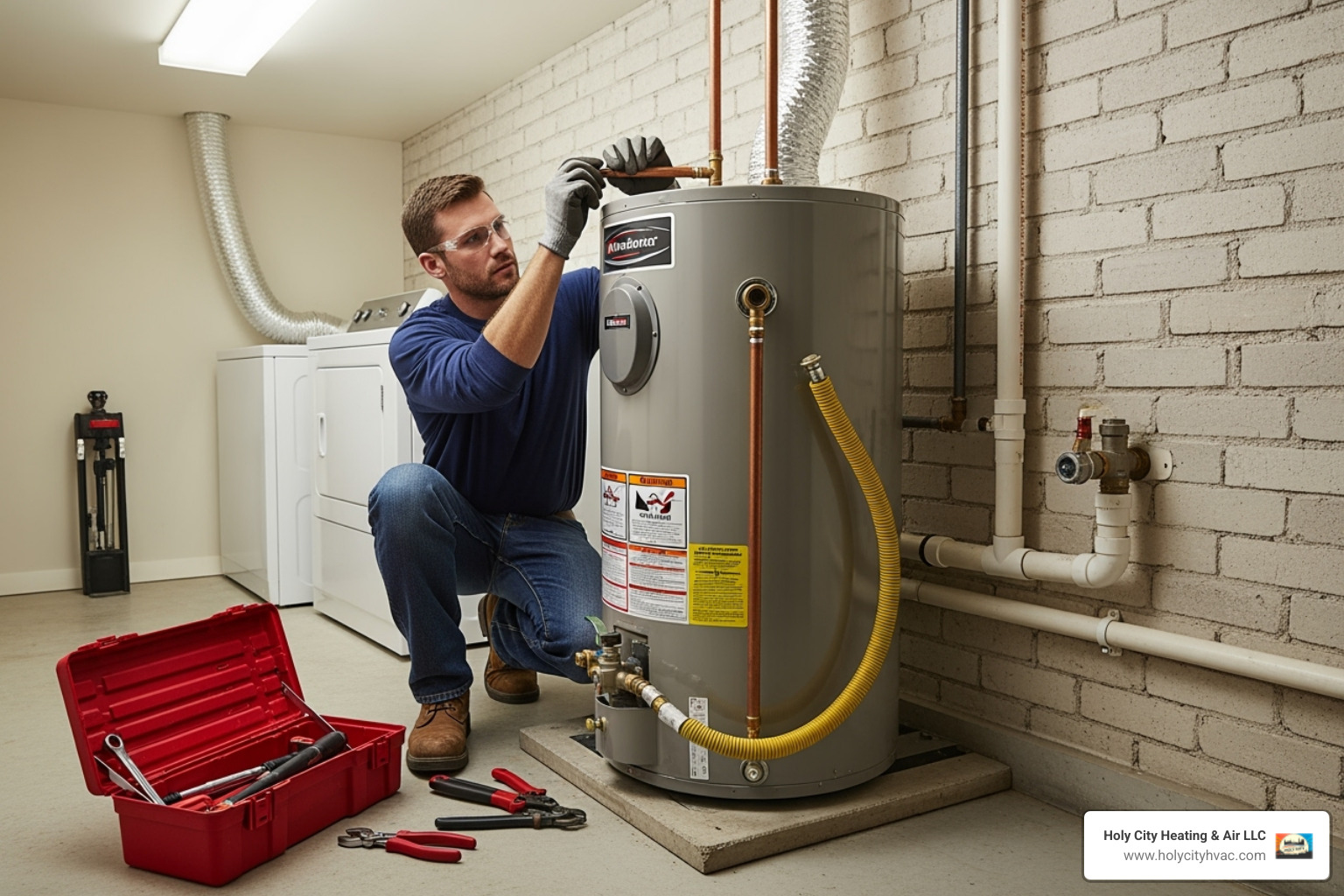 water heater installation sequence - gas water heater plumber