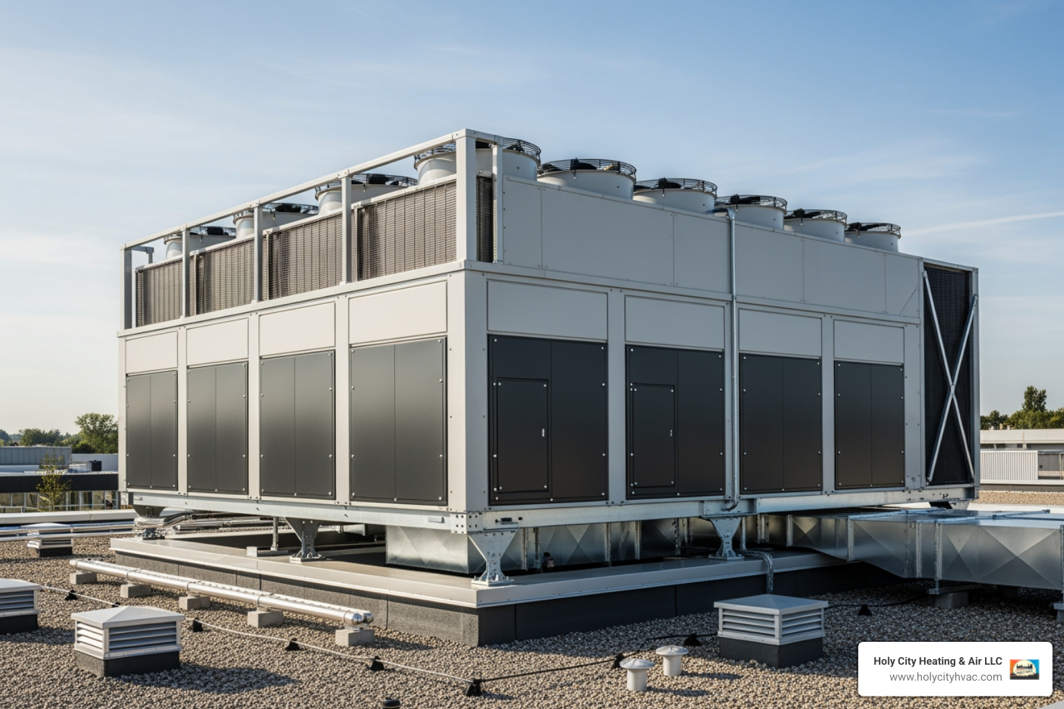 infographic showing benefits of commercial Daikin furnace including lower energy bills from high efficiency ratings, extended equipment lifespan from corrosion resistant construction, consistent temperature control with variable speed technology, and reduced maintenance needs with factory tested components - commercial daikin furnace in goose creek, sc