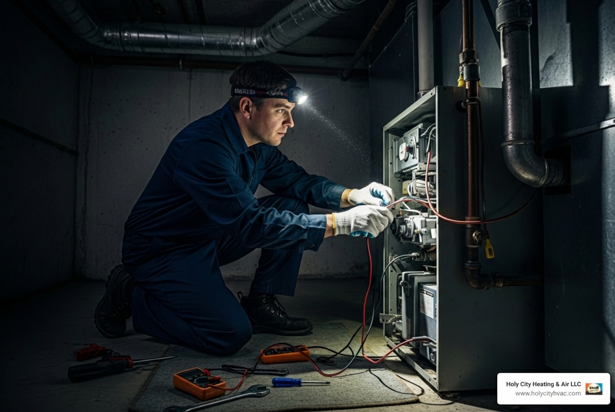 I need an emergency furnace repair in Summerville. Who is available 24/7?