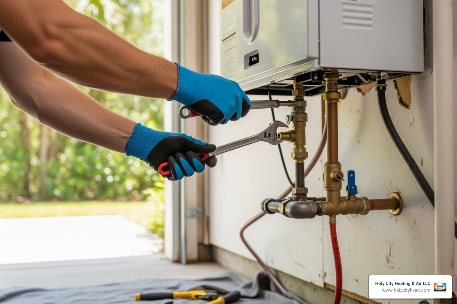 infographic showing top 5 signs your gas water heater needs professional attention: inconsistent water temperature, no hot water, strange rumbling or popping noises, water pooling around the base, and rusty or discolored water - "I'm looking for a reliable gas water heater plumber on Johns Island." infographic showing top 5 signs your gas water heater needs professional attention: inconsistent water temperature, no hot water, strange rumbling or popping noises, water pooling around the base, and rusty or discolored water - "I'm looking for a reliable gas water heater plumber on Johns Island."